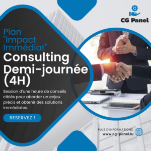 Consulting en gestion de risques juridiques d'une demi-journée de 4h - CG Panel